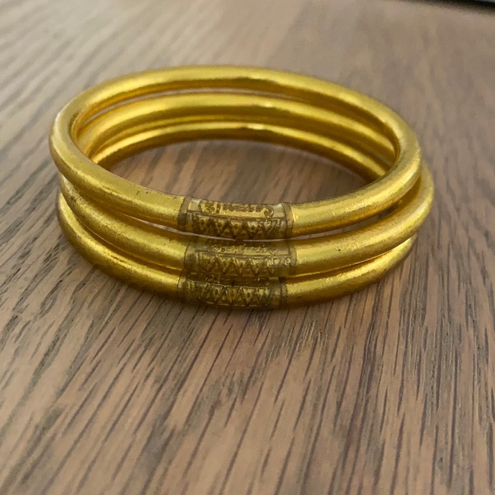 BuDhaGirl Gold Bangles set of 3